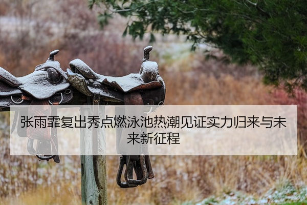 张雨霏复出秀点燃泳池热潮见证实力归来与未来新征程